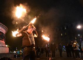 Chanukkiah Lighting Ceremony  - Paris