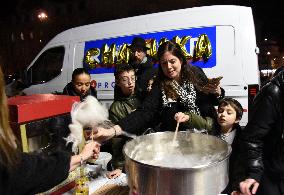 Chanukkiah Lighting Ceremony  - Paris