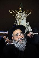 Chanukkiah Lighting Ceremony  - Paris