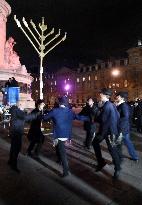 Chanukkiah Lighting Ceremony  - Paris