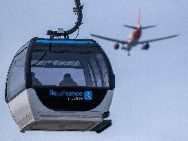 Ile de France Mobilites Telepherique Urbain Inauguration - Creteil