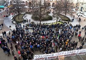 Taxi Drivers Demonstration - Milan