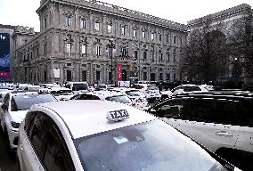 Taxi Drivers Demonstration - Milan