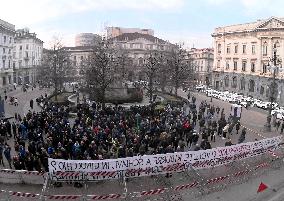 Taxi Drivers Demonstration - Milan