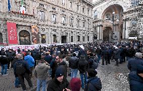 Taxi Drivers Demonstration - Milan