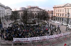 Taxi Drivers Demonstration - Milan