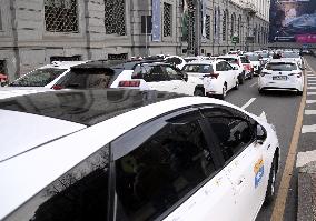 Taxi Drivers Demonstration - Milan