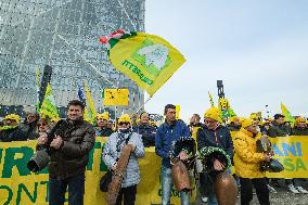 Coldiretti Protests Outside the Piedmont Region - Turin