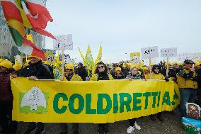 Coldiretti Protests Outside the Piedmont Region - Turin