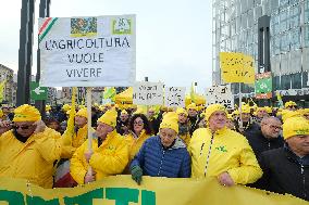 Coldiretti Protests Outside the Piedmont Region - Turin