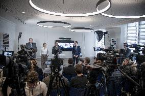 Les Republicains Meeting After Clashes Between Farmers And Breeders - Paris