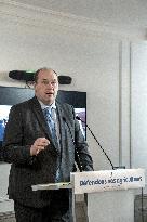 Les Republicains Meeting After Clashes Between Farmers And Breeders - Paris