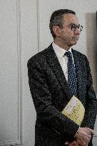 Les Republicains Meeting After Clashes Between Farmers And Breeders - Paris