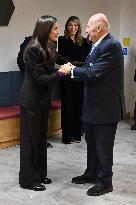 Queen Letizia Presides Over Fad Meeting In Madrid - Spain
