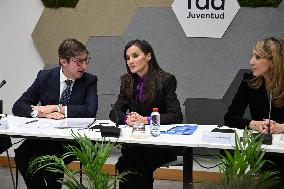Queen Letizia Presides Over Fad Meeting In Madrid - Spain