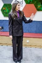 Queen Letizia At FAD Meeting - Madrid