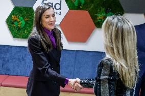 Queen Letizia At FAD Meeting - Madrid