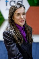 Queen Letizia At FAD Meeting - Madrid