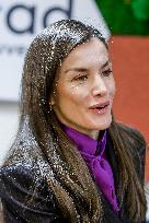 Queen Letizia At FAD Meeting - Madrid