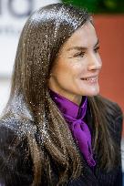 Queen Letizia At FAD Meeting - Madrid