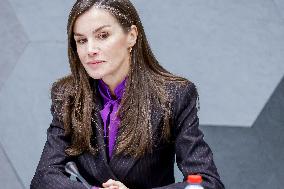 Queen Letizia At FAD Meeting - Madrid
