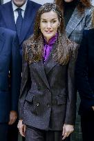 Queen Letizia At FAD Meeting - Madrid