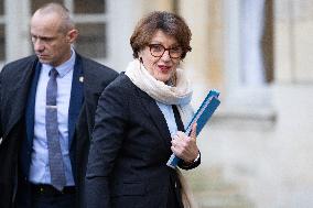 Meeting on agricultural policy at Matignon - Paris