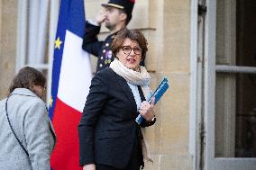 Meeting on agricultural policy at Matignon - Paris