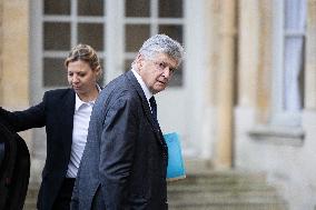 Meeting on agricultural policy at Matignon - Paris