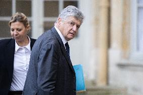 Meeting on agricultural policy at Matignon - Paris