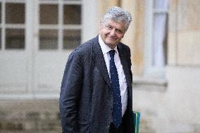 Meeting on agricultural policy at Matignon - Paris