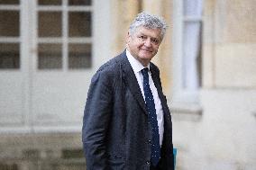 Meeting on agricultural policy at Matignon - Paris