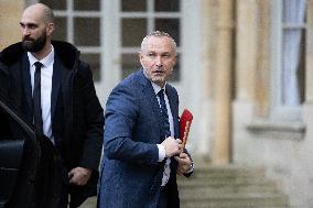 Meeting on agricultural policy at Matignon - Paris