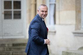 Meeting on agricultural policy at Matignon - Paris