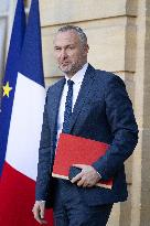 Meeting on agricultural policy at Matignon - Paris