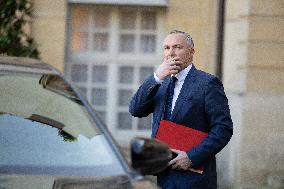 Meeting on agricultural policy at Matignon - Paris