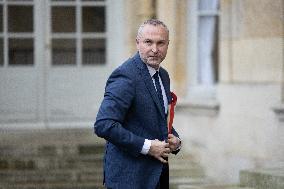 Meeting on agricultural policy at Matignon - Paris