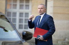 Meeting on agricultural policy at Matignon - Paris