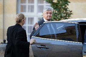 Meeting on agricultural policy at Matignon - Paris