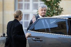 Meeting on agricultural policy at Matignon - Paris