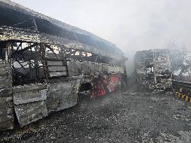 Mathura Expressway Accident Aftermath - India