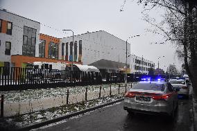 Site of School Stabbing - Moscow