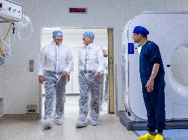 King And Minister Visit Leiden University Medical Center - Netherlands