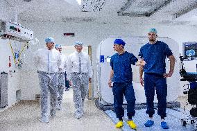 King And Minister Visit Leiden University Medical Center - Netherlands