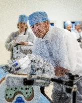 King And Minister Visit Leiden University Medical Center - Netherlands