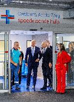 King And Minister Visit Leiden University Medical Center - Netherlands