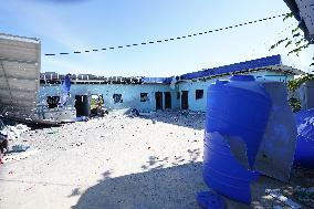 House Damaged By Thai Artillery Shells - Cambodia