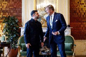 King receives President of Ukraine, Den Haag, The Netherlands