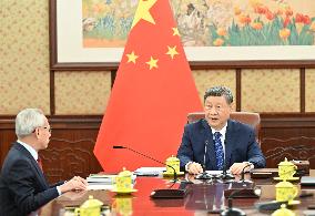Xi Jinping Meets Sam Hou Fai - Beijing