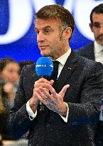 Macron Discusses Democracy Challenges With Readers - Marseille